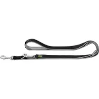 Hunter Vario Plus lijn - Hondenriem - Zwart - Neopreen - 25-200 cm