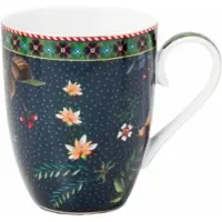 Pip studio Mok Berry Blues Blue 350 ml (Set van 6)