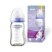 Lansinoh Glazen Zuigfles met Speen 160 ml Flesjes