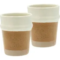 Villa Collection Mok Evig Amber Cream 0,35 L (Set van 2)
