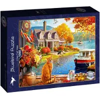 Blue Bird Crisp Fall View Puzzel 1000 stukjes