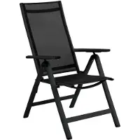 Brafab Rana standenstoel aluminium/textileen 2 stuks