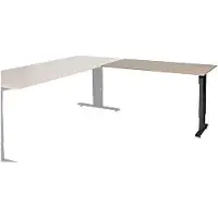 Schaffenburg Linesto Plus Bureau-uitbreiding Rechthoekig Kersen T-Voet 1.200 (B) x 600 (D) x 655 (H) mm Melamine