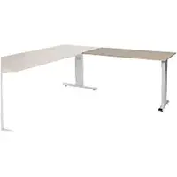 Schaffenburg Linesto Plus Bureau-uitbreiding Rechthoekig Kersen T-Voet 1.200 (B) x 600 (D) x 655 (H) mm Melamine