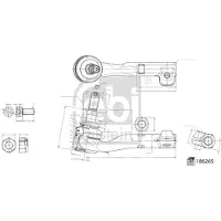 FEBI BILSTEIN 186265 Stuurkogel