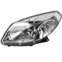 VAN WEZEL KOPLAMP LINKS MET KNIPPERLICHT H4 1506961 Van Wezel voor o.a. DACIA