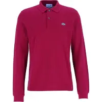 Lacoste Polo Men L1312 Longsleeve Classic Fit Bordeaux-10