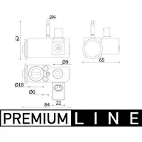 MAHLE ORIGINAL AVE 144 000P Expansieventiel airco