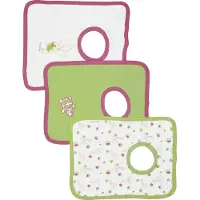Bianco Blu Babies Slabber - 3 stuks - Roze