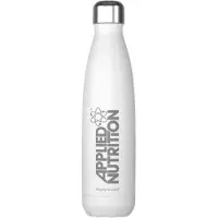 Applied Nutrition - Stainless Steel Flask - 500ml - White - RVS Drinkfles - RVS Waterfles - Waterfles - Waterflessen - Waterfles RVS - Drinkfles - Drinkfles RVS