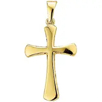Trendjuwelier huiscollectie 4005239 Gouden bedel kruis
