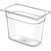 Hendi GN-container 1/4 – Tritan – 4L – Transparant – 265x162x150 mm
