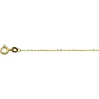 The Jewelry Collection collier anker plat 1,0 mm 14K geelgoud 4017137