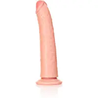 Realrock Dunne Realistische Dildo Met Zuignap 18cm - Huidskleur