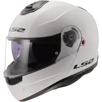LS2 FF908 Strobe II Gloss Wit 06 Systeemhelm Maat XL