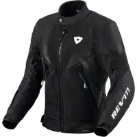REV'IT! REV’IT! Control H2O Dames Zwart Antraciet Motorjas Maat 36