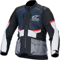 Alpinestars Andes Air Drystar Jas Diepblauw Zwart IJsgrijs Maat M