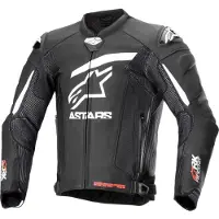Alpinestars GP Plus R V4 Rideknit Leren Jas Zwart Wit Maat 52