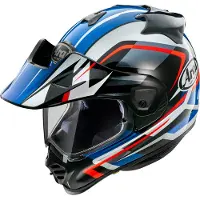 Arai Tour-X5 Discovery Crosshelm Blauw/Wit/Rood/Zwart L, unisex