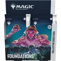 Difuzed Magic The Gathering: Foundations Display Colectors Trading Cards Transparant English