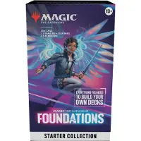 Wizards of the Coast Magic The Gathering : Foundations Starter Collection Trading Cards English Transparant Kinderen