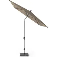 Platinum Riva parasol 300x200 cm taupe met kniksysteem