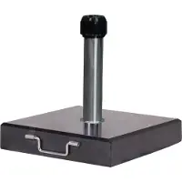 Warentuin Universele stokparasolvoet Platinum 40kg 'Rome Como Lugano Own' met hendel, geschikt voor alle stokparasols