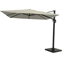 Nesling Coolfit zweefparasol plus 300 x 300 cm gebroken Wit -