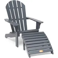 Hillerstorp Tennessee Ligstoel Met Voetenbank Staalgrijs - Ligstoelen en ligbedden Teak Steel Grey - 1021800015