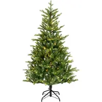 Kaemingk Kunstkerstboom Allison Pine groen H180 D112 cm met 320 LED indoor Everlands