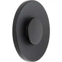 LUCANDE LED-wandlamp buiten Kayana, zwart, Aluminium, Modern, LED wandlamp buiten