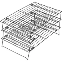 Wilton Recipe Right Afkoelrooster Stapelbaar - Koelrooster - 3 Stuks - 40 x 25 cm