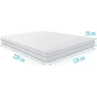 Droommatras Koudschuim matras Multiflex 120x220 dikte 20 cm