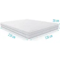 Droommatras Koudschuim matras Multiflex 120x210 dikte 20 cm