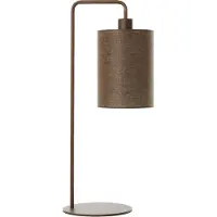 Light & Living Japandi tafellamp Donio donkere hout print
