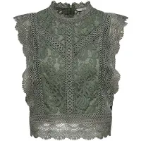 ONLY Blouse 'Karo' groen