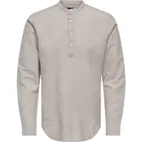 Only & Sons Overhemd 'Caiden' beige gemêleerd