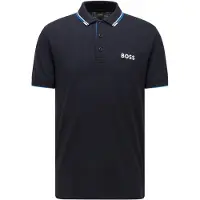 BOSS Shirt 'Paddy Pro' blauw / nachtblauw / wit