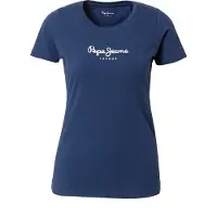 Pepe Jeans Shirt 'New Virginia' navy / wit