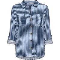 ONLY Blouse 'ONLYasmin' marine / wit