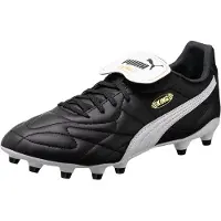 Puma Voetbalschoen 'King Top' zwart / wit