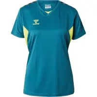 Hummel Functioneel shirt 'AUTHENTIC' geel / grijs / petrol / zwart