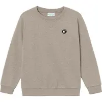 Name it Sweatshirt 'Vimo' donkerbeige / zwart / wit