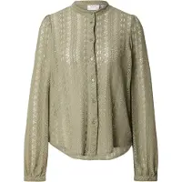 Vila Blouse 'VIChikka' olijfgroen