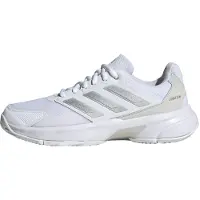 Adidas Sportschoen 'CourtJam Control 3' lichtgrijs / zilver / wit