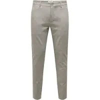 Only & Sons Chino 'ONSMark' stone grey / offwhite