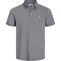 Jack & Jones Shirt 'JJEPaulos' grijs gemêleerd / wit