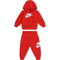 Nike Joggingpak 'CLUB FLEECE' rood / wit