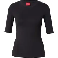 HUGO Shirt 'Darnelia' zwart / wit
