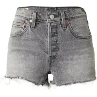 Levi's Jeans '501 Original Short' grey denim